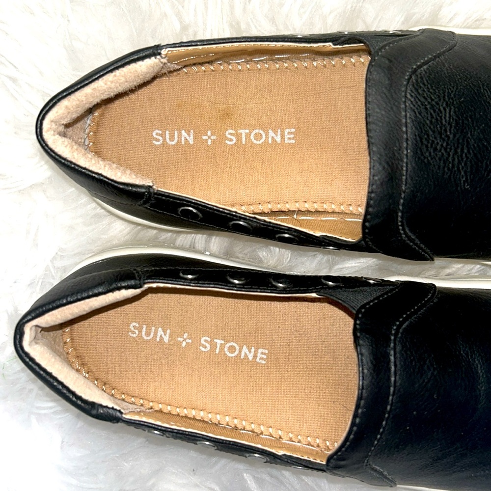 Sun + Stone Emelyy Black Slip-On Sneakers - Picture 6 of 6